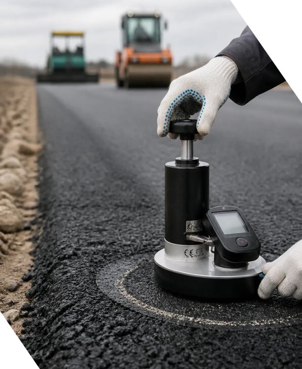 Определение плотности асфальта с выездом специалистов в Советской Гавани